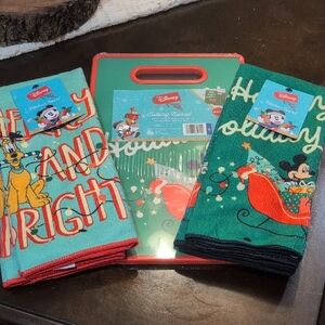 Disney Holiday Kitchen Set - Teal, Green & Red Accents